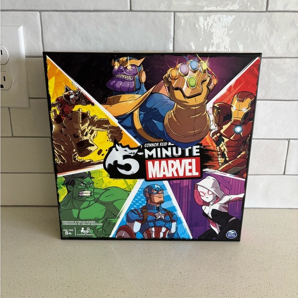 Marvel Other - 5 Minute Marvel - Connor Reid - Spin Master  Card Game - Open Box